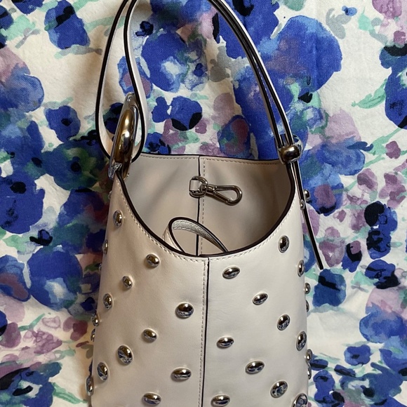 Kate Spade Cream Halo Studded Mini Bucket Bag - Picture 4 of 7